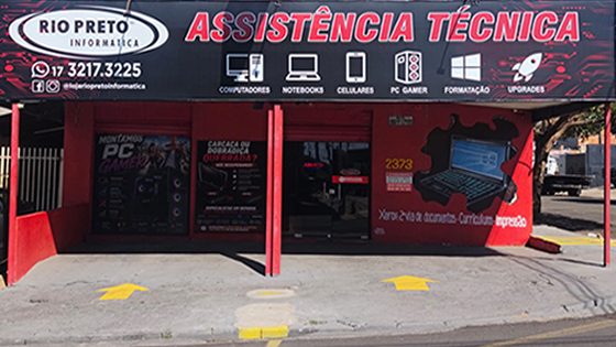 Loja Rio Preto Informática, assistência técnica no Eldorado